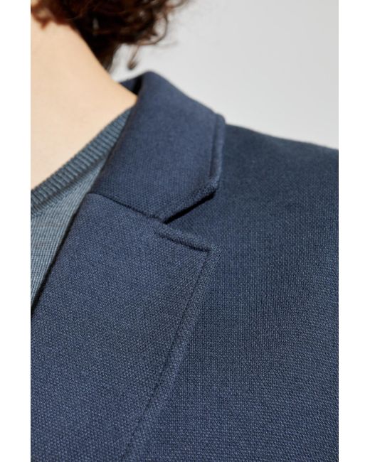 Rag & Bone Blue Blazer With Open Lapels for men