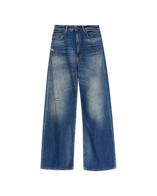 Acne Blue Jeans With A Vintage Effect