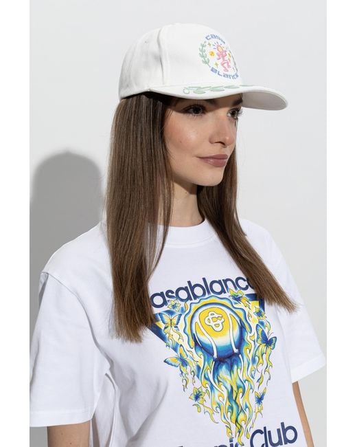 Casablanca White Baseball Cap