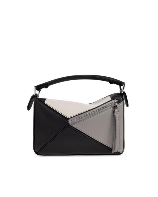 Loewe Black Hand Bag `puzzle Small`,