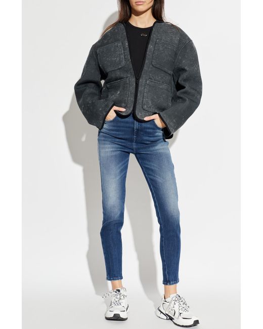 DIESEL Blue 'Slandy-High' Jeans