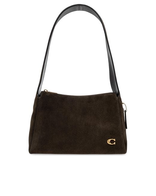 COACH Black Shoulder Bag "Lola"