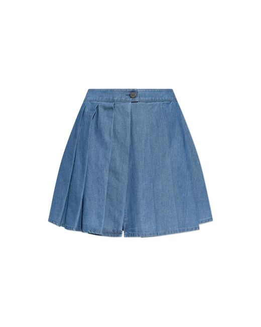 Emporio Armani Blue Skort