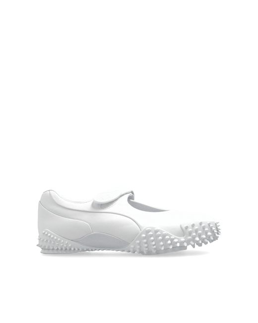 PUMA White Sports Shoes "Mostro Fey Lth"