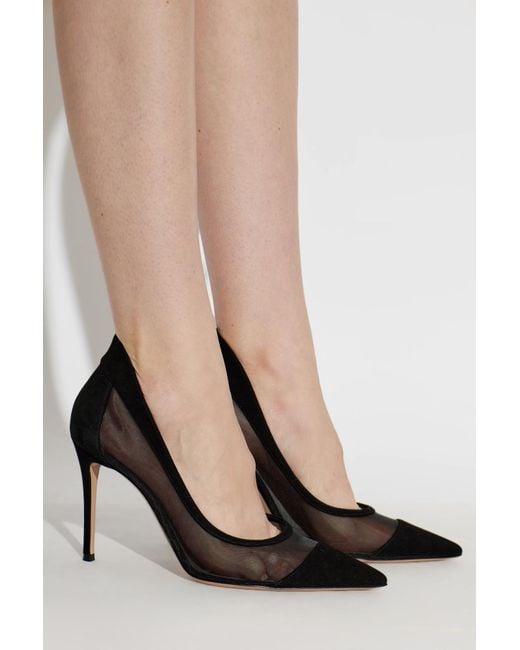 Gianvito Rossi Black 'Xarnene' Heeled Shoes
