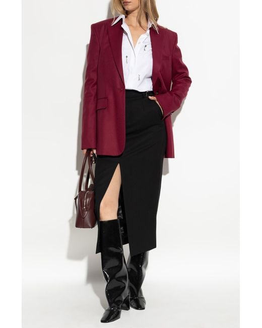 Stella McCartney Red Wool Blazer