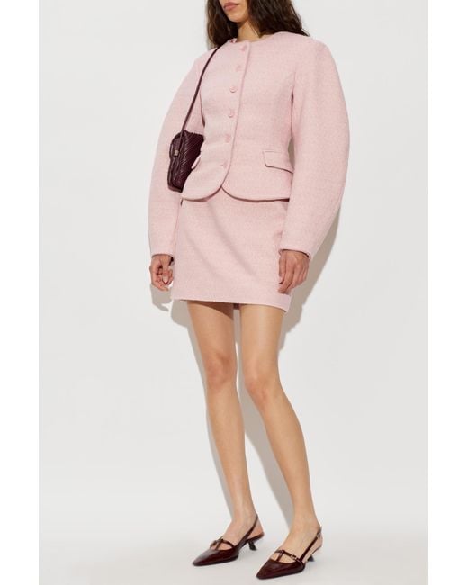 ROTATE BIRGER CHRISTENSEN Pink Blazer With Pockets