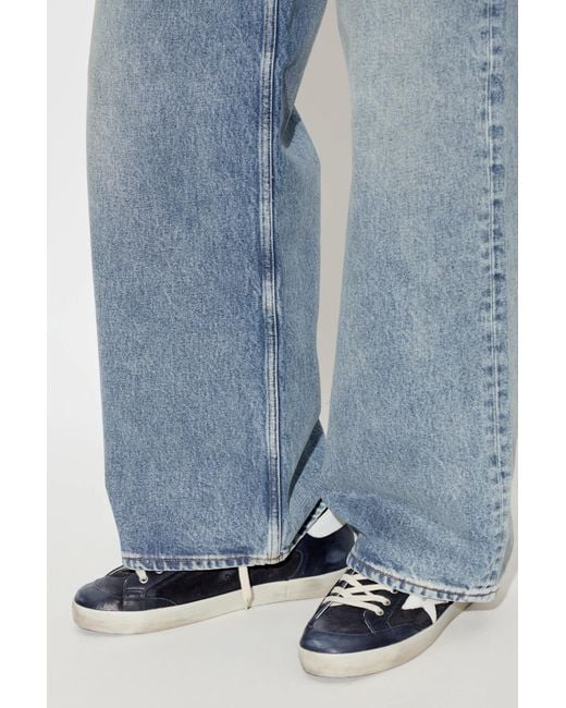 Golden Goose Deluxe Brand Black 'Super-Star Double Quarter With F' Sports Shoes for men