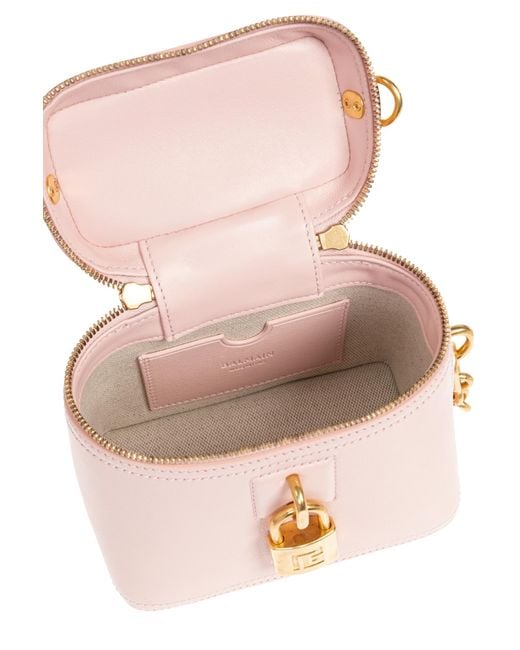 Balmain Pink Handbag "Pulse Vanity"