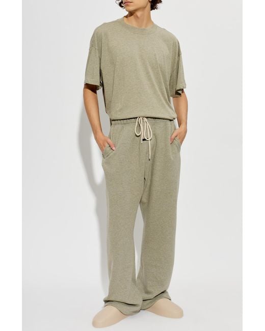 Fear Of God Green Straight-Leg Sweatpants for men