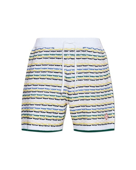Casablanca Multicolor Logo Shorts for men