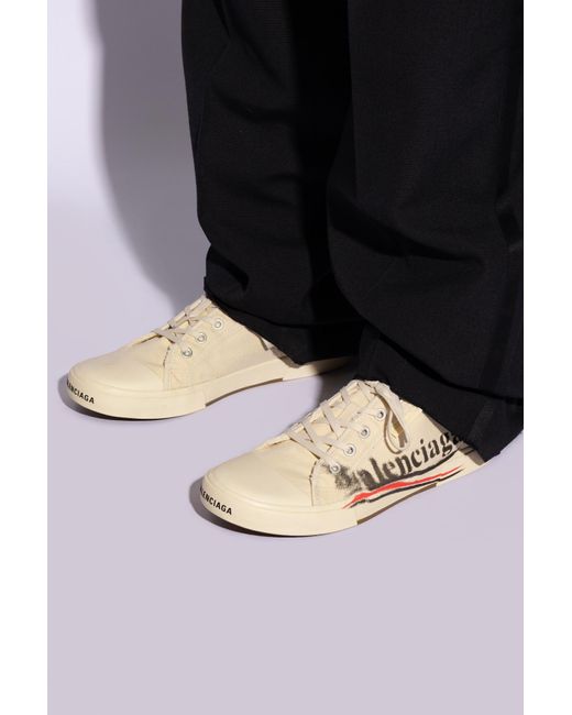 Balenciaga Black ‘Paris Low’ Sneakers for men