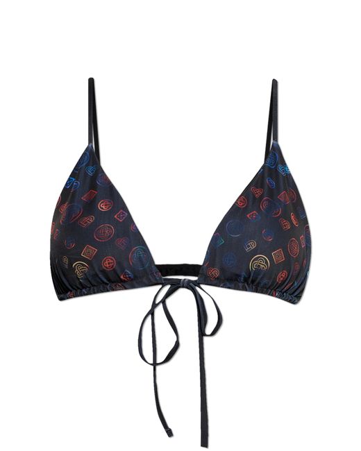 Casablanca Blue Bikini Top