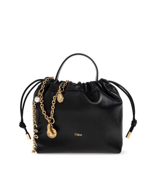 Chloé Black "Chloe Icons Mini" Handheld Bag