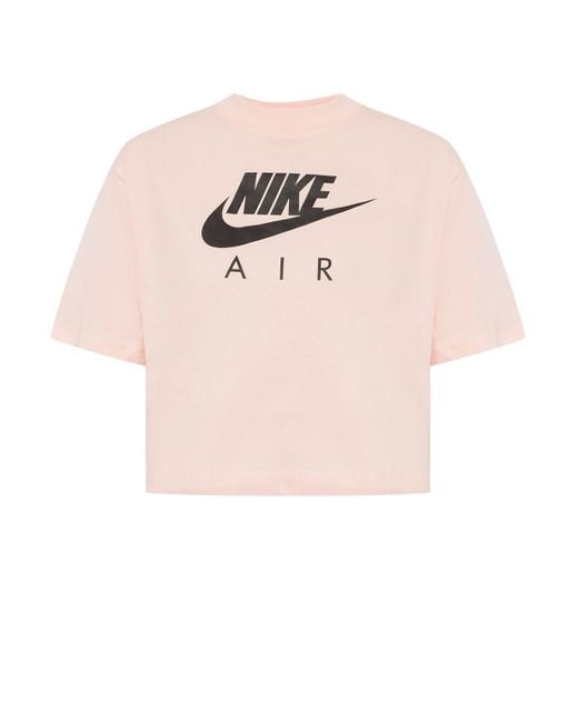 Nike Pink Logo-printed T-shirt