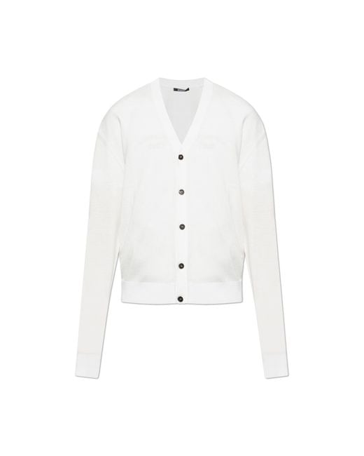 Jacquemus White 'Brode' Cardigan for men