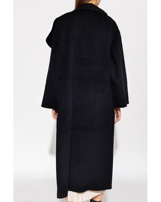 Totême Black Wool Coat