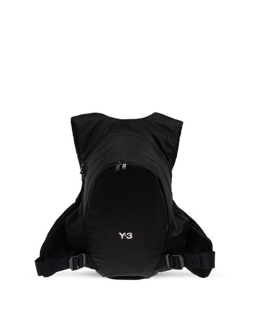 Y-3 Black Backpack With Logo
