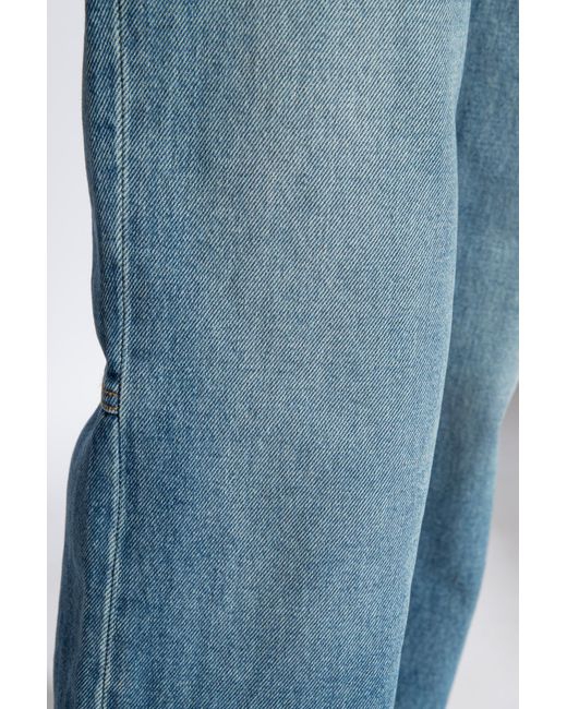 Jacquemus Blue Jeans With Straight Legs,