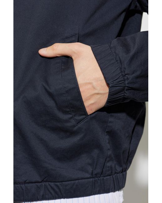 Rag & Bone Blue Cotton Jacket With Collar for men