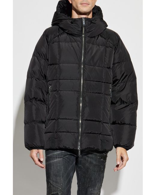 DSquared² Black Puffer Jacket for men