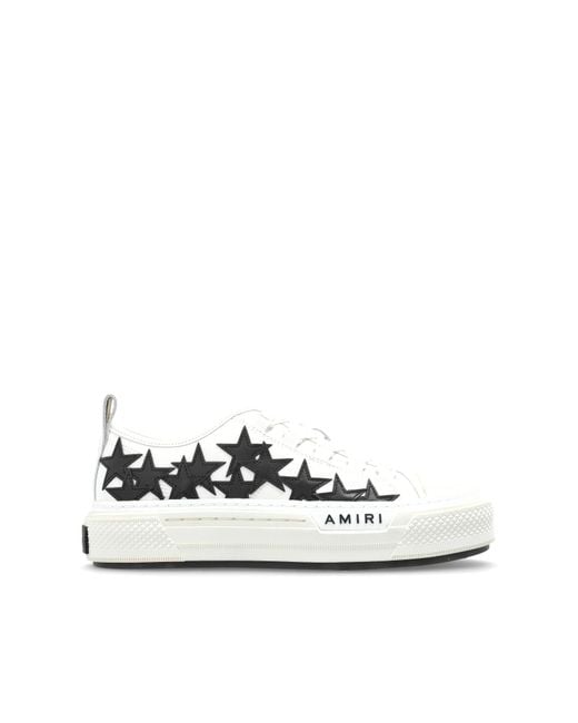 Amiri White Sports Shoes 'Stars Court Low'
