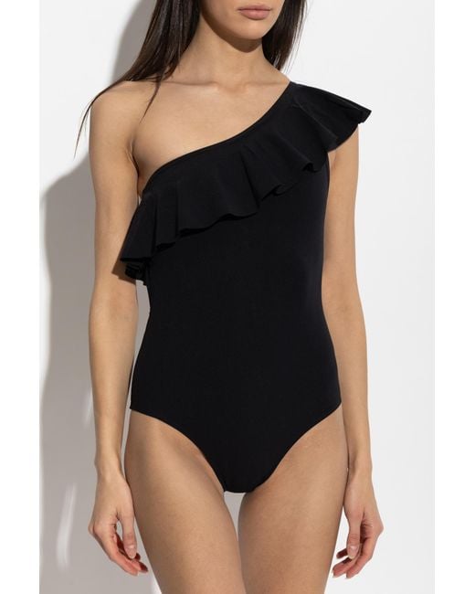 Isabel Marant Black One-Piece Swimsuit "Sicilya"