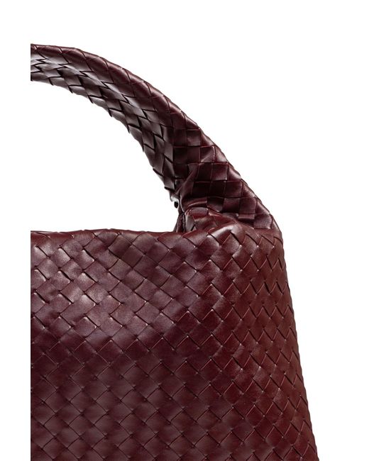 Bottega Veneta Red Shoulder Bag Hop Large