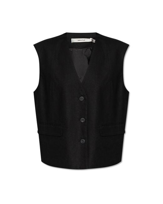 Gestuz Black Vest Gzizza