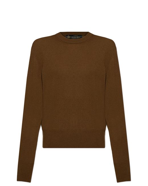 A.P.C. Brown Sweater 'Lucia'