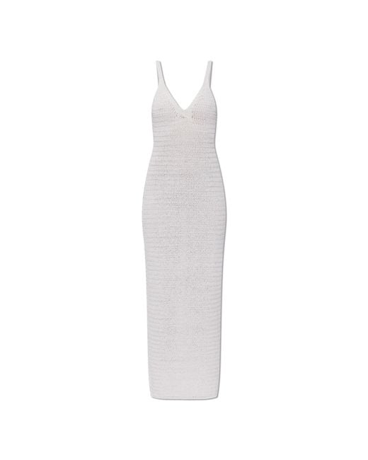 Balmain White Strappy Dress