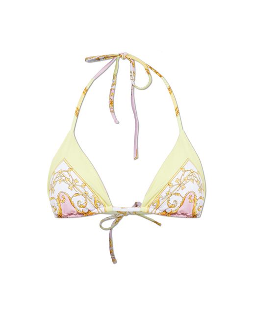 Versace Multicolor Bikini Top