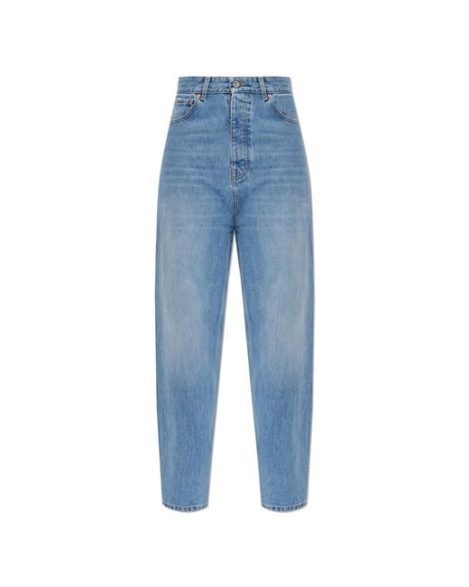 Vetements Blue Jeans With Logo