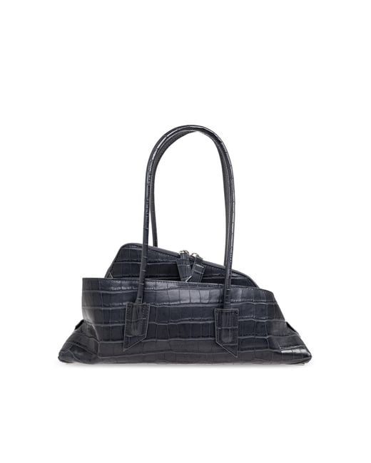 The Attico Black Handbag 'La Passeggiata Small'