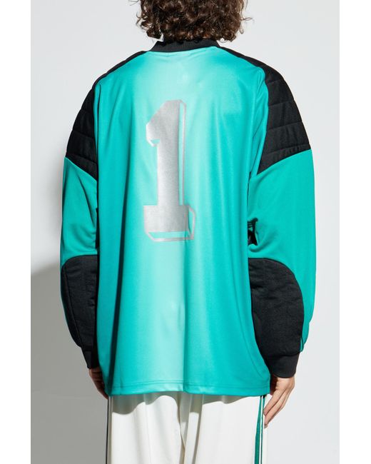 Adidas Originals Blue Long-Sleeve T-Shirt for men