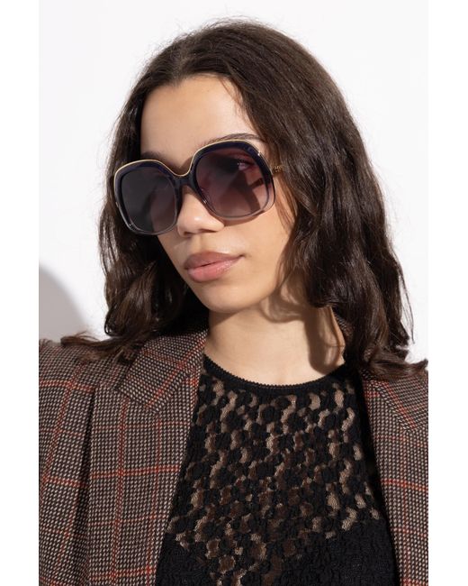 Chloé Purple Sunglasses