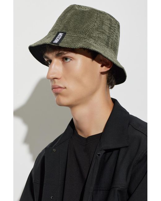 Moschino Green Reversible Hat