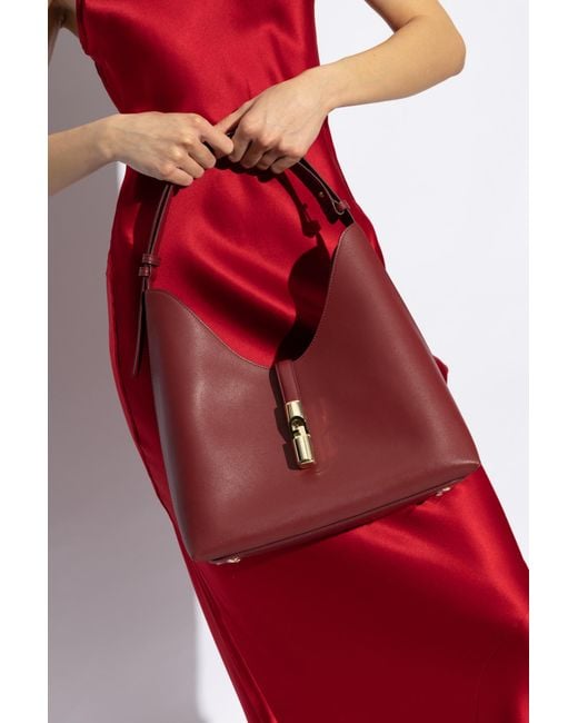 Furla Red Bag 'Goccia Medium Hobo'