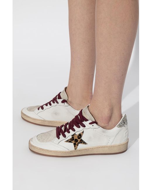 Golden Goose Deluxe Brand White 'Ball Star' Sports Shoes