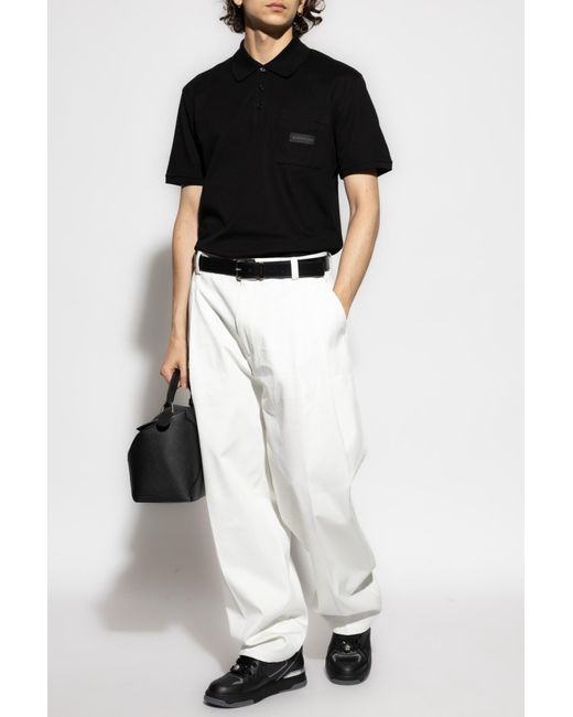 Givenchy Black Polo With Pocket for men
