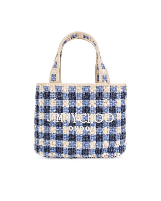 Jimmy Choo Blue Handbag 'Beach Mini'