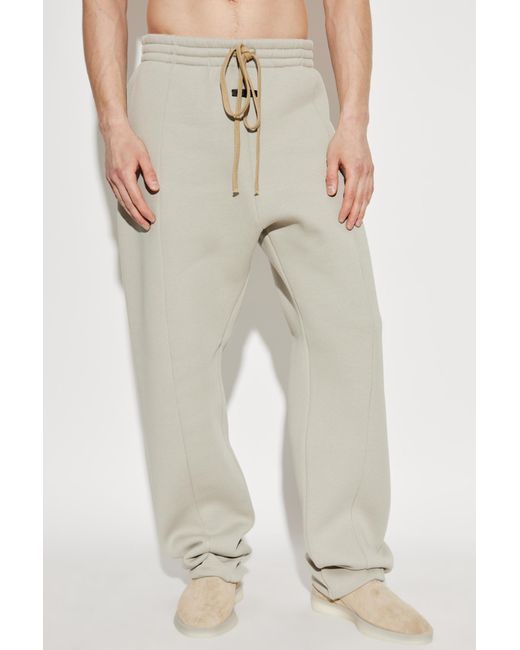 Fear Of God White Pants With Logo for men