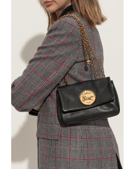Chloé Black Shoulder Bag Heritage Small'