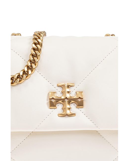 Tory Burch Natural Shoulder Bag 'Kira Diamond Small'