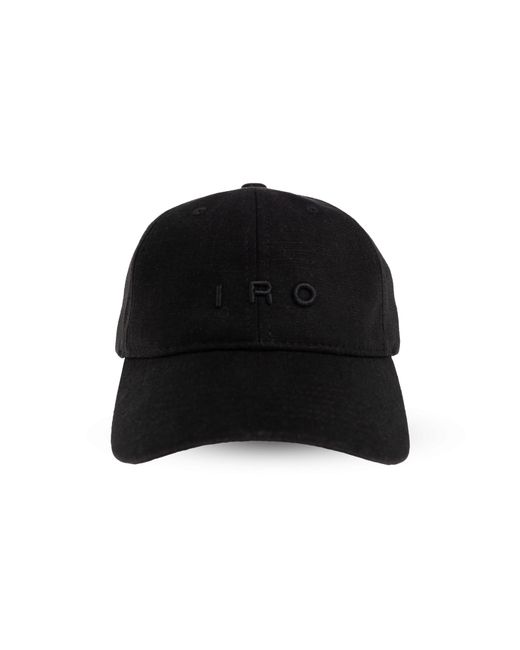 IRO Black Baseball Cap
