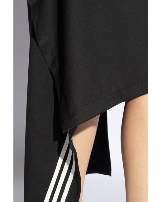 Y-3 Black Asymmetrical Skirt,