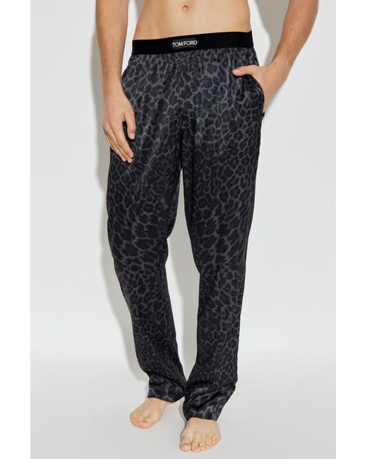Tom Ford Black Pyjama Bottoms for men