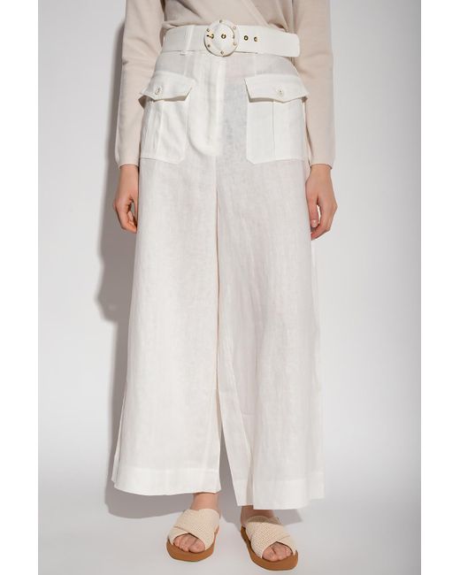 Pants ZIMMERMANN Woman color White