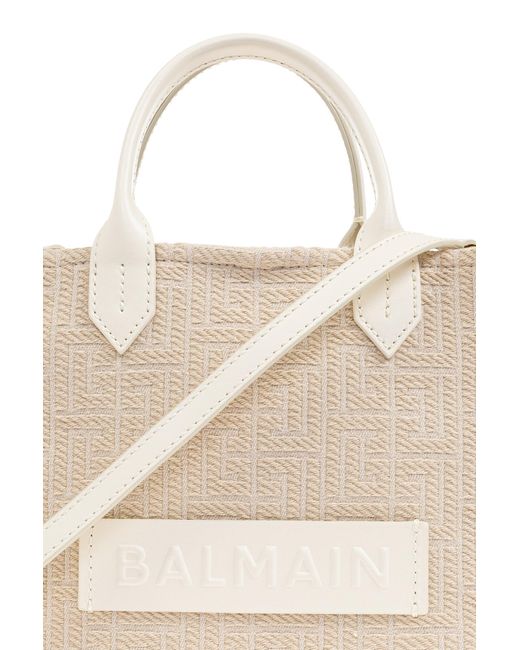 Balmain Natural Bag 'B-Army Small'