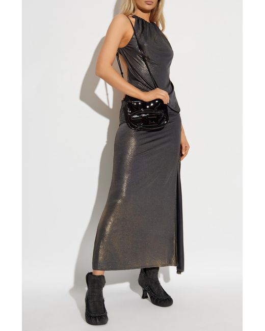 DIESEL Black Neck Dress 'D-Karam-Long'